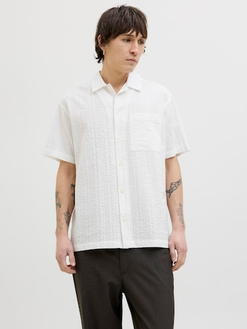Jack & Jones Premium Comfort fit Srajca 'JPRCCeaston' | bela barva: sprednja stran