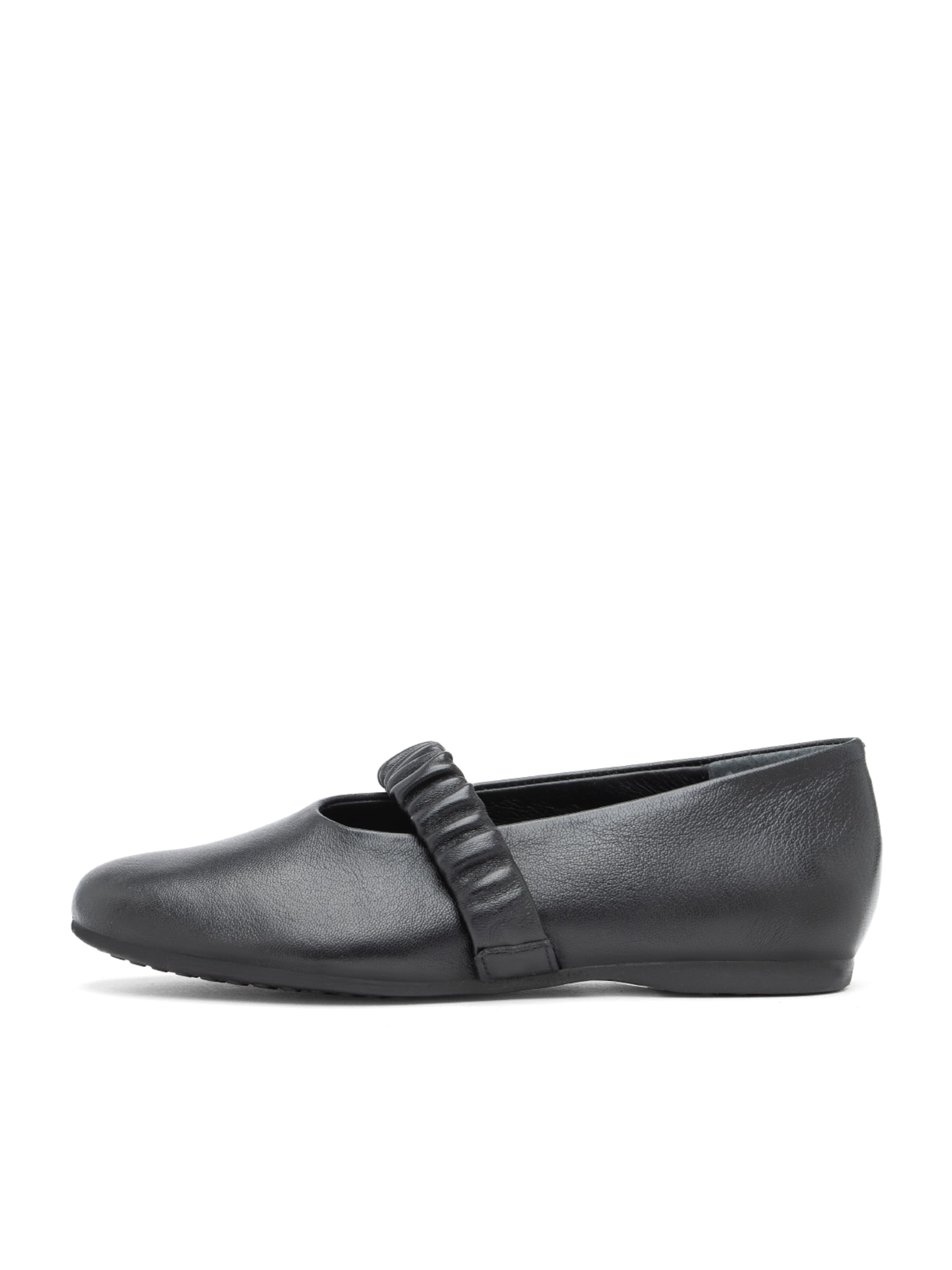 Ballerines à lanières RYŁKO en noir : devant