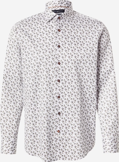 Marškiniai iš bugatti, spalva – ruda / alyvuogių spalva / balta, Prekių apžvalga