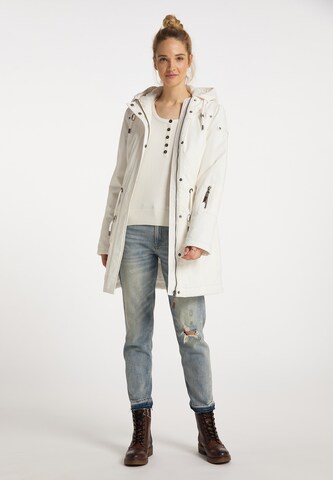 Parka d’hiver DreiMaster Vintage en blanc