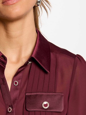 Morgan Bluse '232-CLOCLO' in Lila