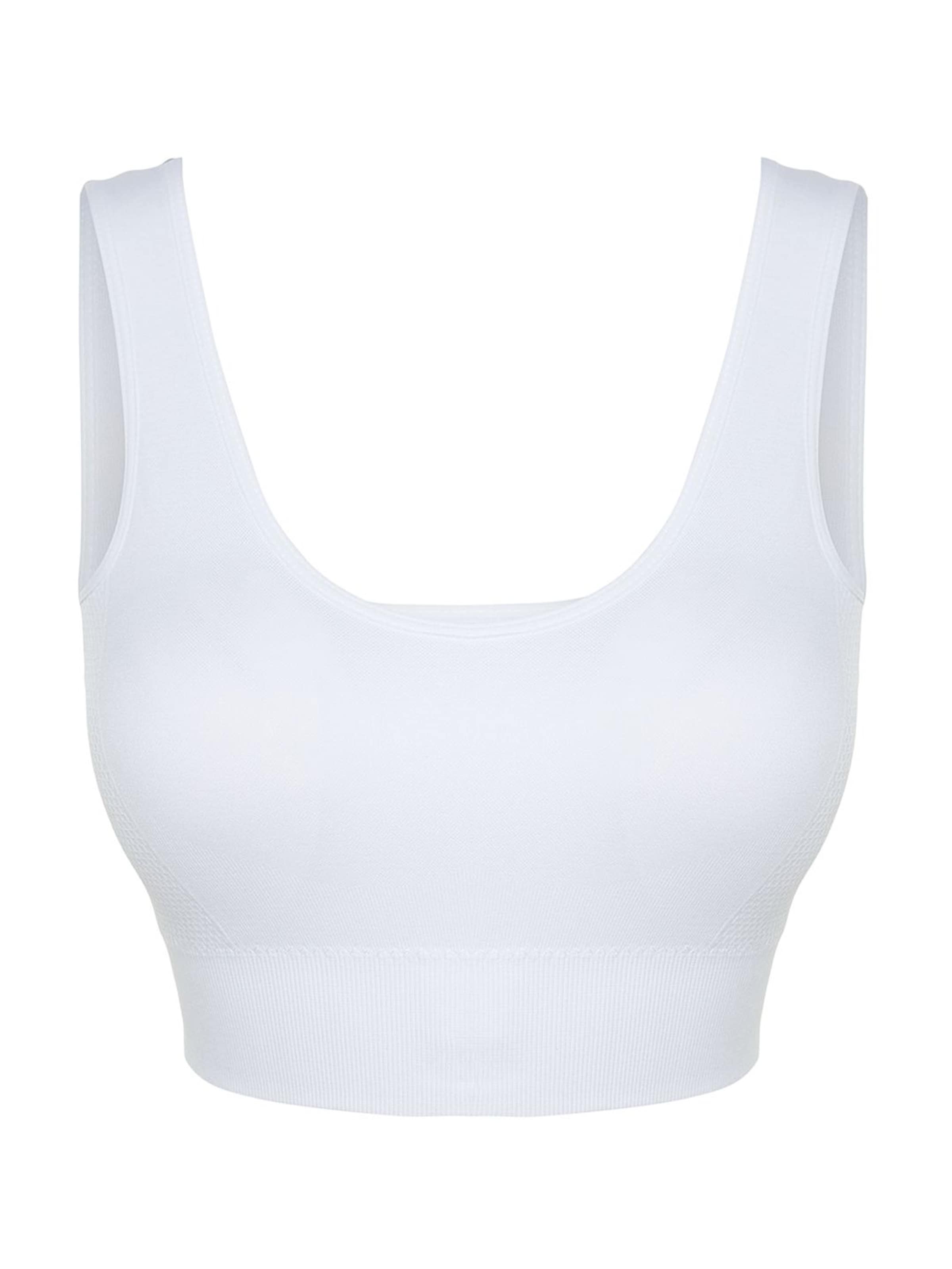 Bustier Haut Trendyol en blanc : devant