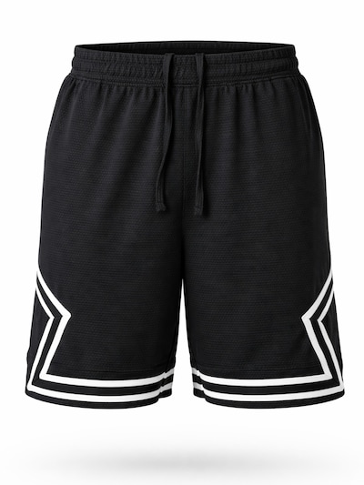 PANTONECLO Swimming Trunks 'Pantoneclo Men’s Gym Shorts with Side Gaset' in Black, Item view
