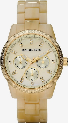 Michael Kors Zegarek analogowy w kolorze złoty: przód