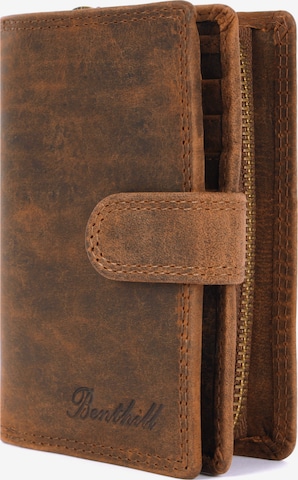 Benthill Wallet in Brown: front
