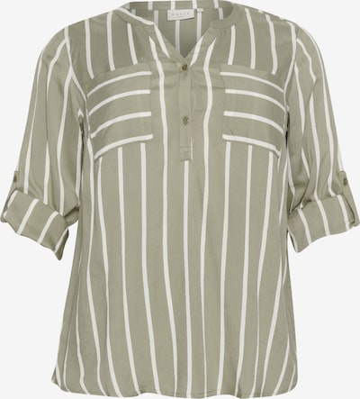 Palaidinė 'Baba' iš KAFFE CURVE, spalva – nendrių spalva / balta, Prekių apžvalga