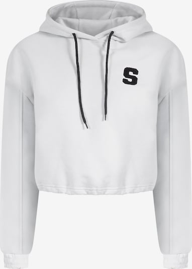 Smilodox Sweatshirt 'Rylanda' in hellgrau / schwarz, Produktansicht