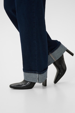 KAFFE CURVE Wide Leg Jeans 'KCAndrya' in Blau
