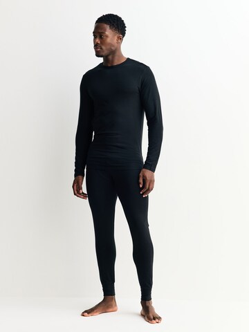 NextDuga pidžama - crna boja