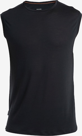 ICEBREAKER Toiminnallinen paita 'Cool-Lite Sphere III' värissä musta: edessä