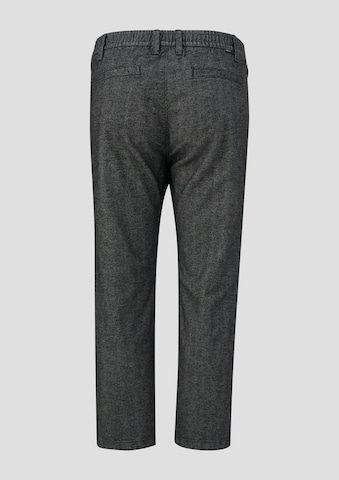 s.Oliver Tapered Bandplooibroek 'Detroit' in Grijs