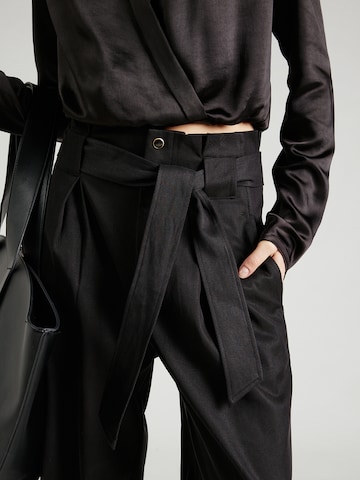 SCOTCH & SODA Loose fit Pleat-Front Pants 'Daisy' in Black