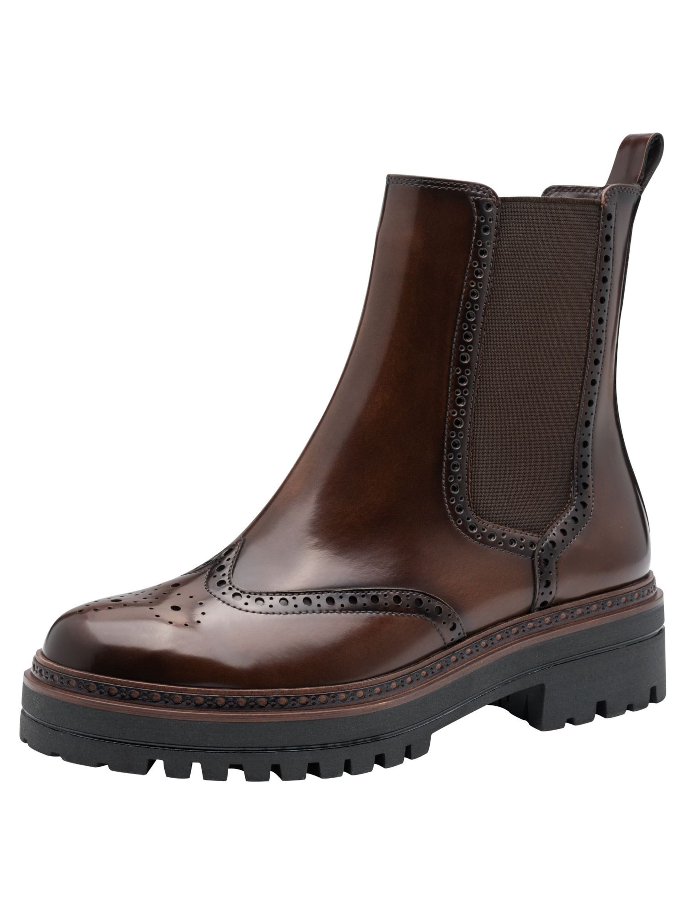 Chelsea Boots Tamaris en marron : devant