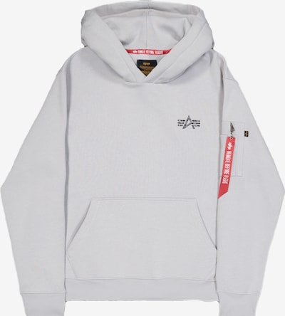 Megztinis be užsegimo iš ALPHA INDUSTRIES, spalva – pilka / raudona / juoda, Prekių apžvalga