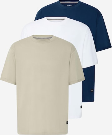 BLEND Shirt ' BHKriso 3 Pack ' in Beige: voorkant