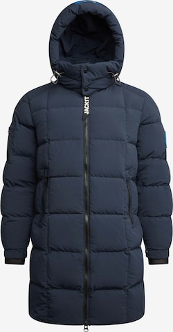 Manteau d’hiver ' EZ Boxed Puffer Matt ' JACK1T en bleu : devant