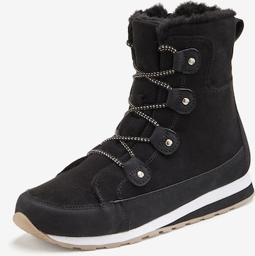 VIVANCE Lace-Up Boots in Black: front