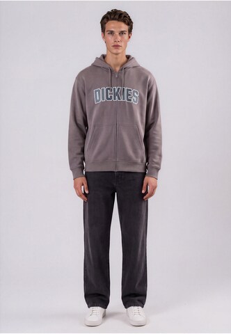 DICKIES Sweat jacket 'Aitkin' in Grey: front