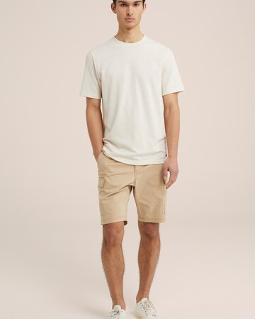 WE Fashion Regular Cargo trousers in Beige
