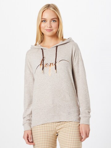 Key Largo Sweatshirt 'HOPE' in Beige: front