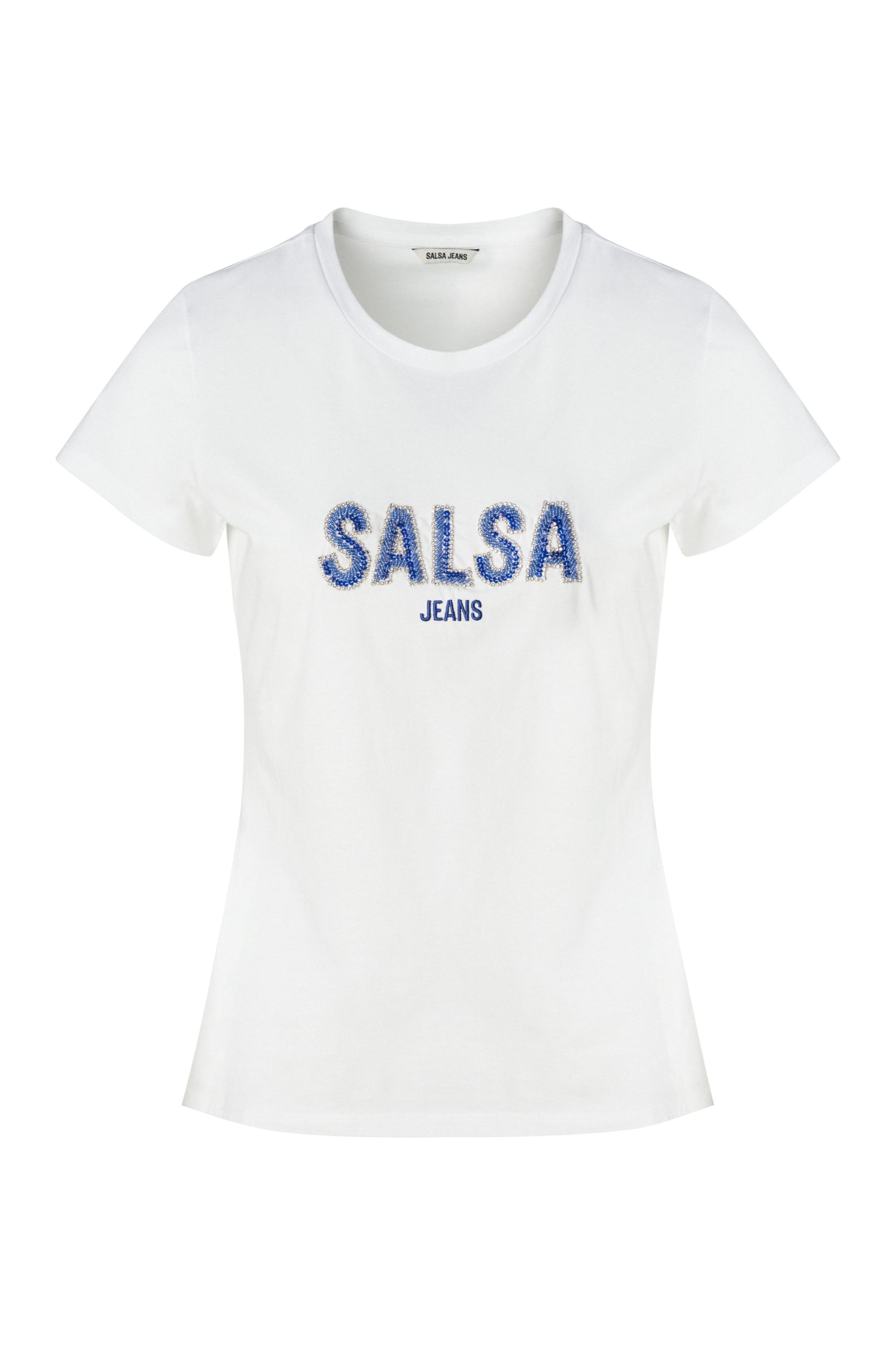 Salsa Jeans Shirt in Wit: voorkant