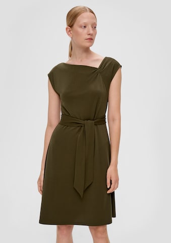 s.Oliver BLACK LABEL Dress in Green: front