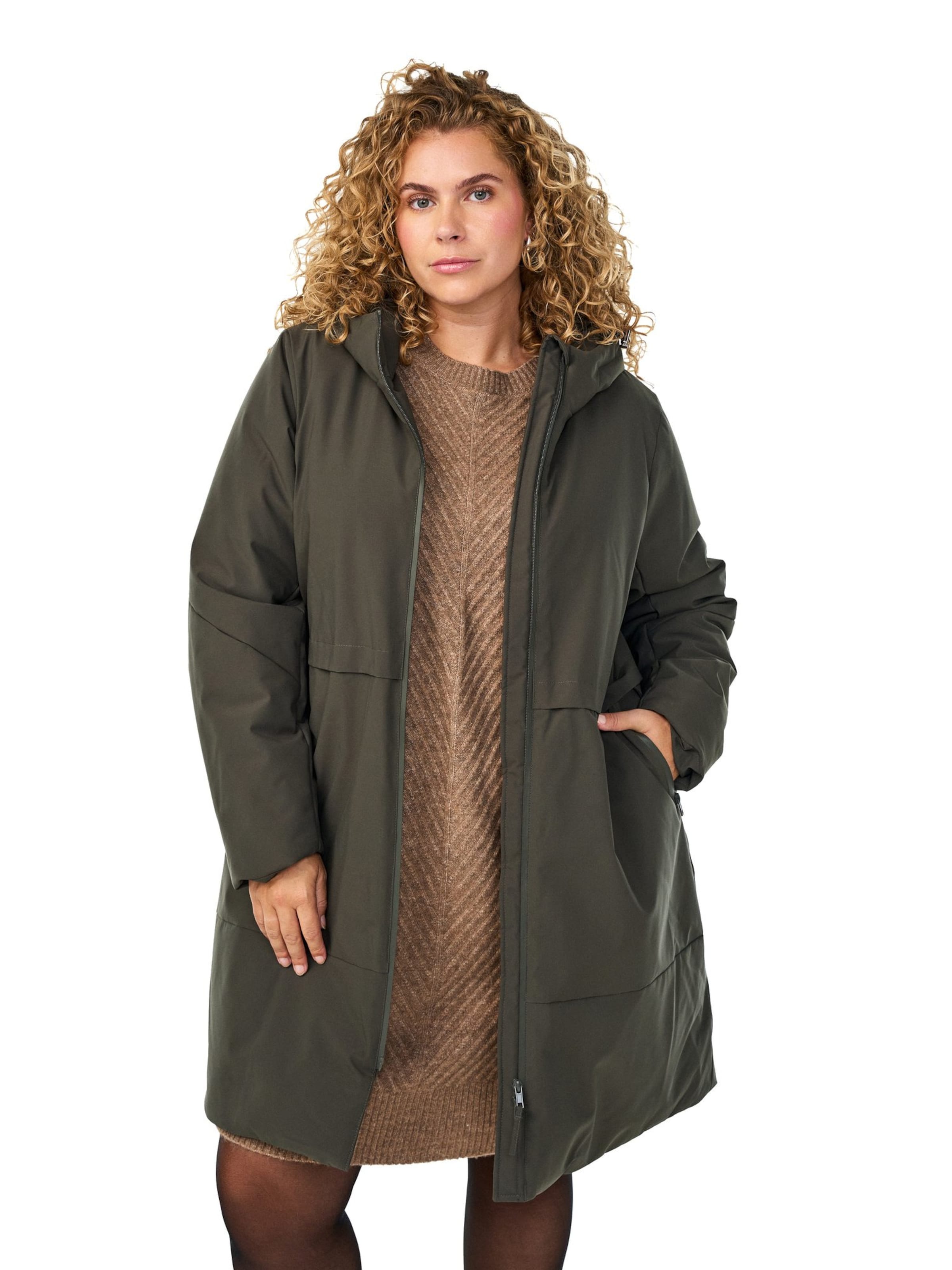 Zizzi Funkčná bunda 'Cawilla' - Zelená: predná strana