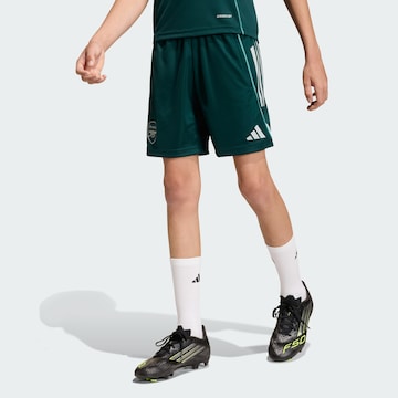 ADIDAS PERFORMANCE - regular Pantalón deportivo 'FC Arsenal Tiro 25 Competition' en verde: frente