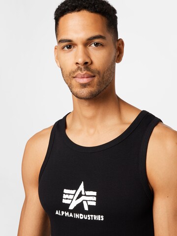 Tricou de la ALPHA INDUSTRIES pe negru