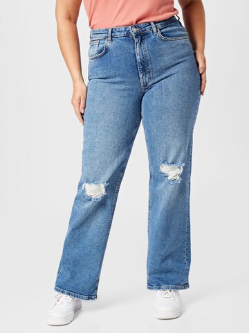 ONLY Curve Regular Jeans 'JUICY' in Blue: front