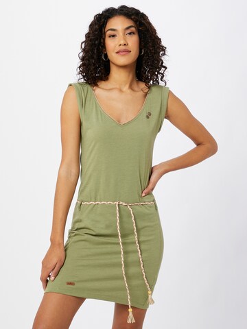 Ragwear Summer Dress 'Slavka' in Green: front