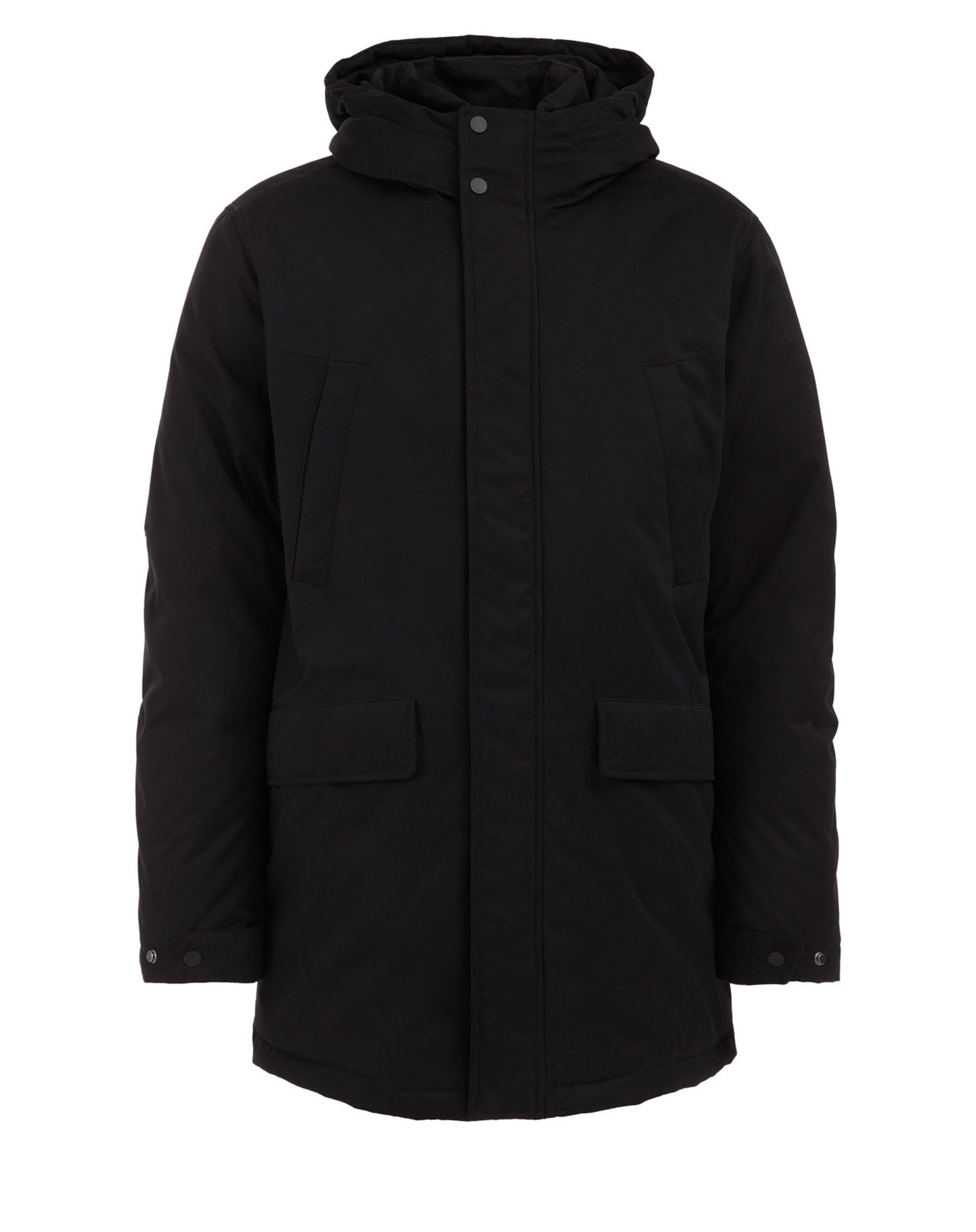 Parka d’hiver WE Fashion en noir : devant