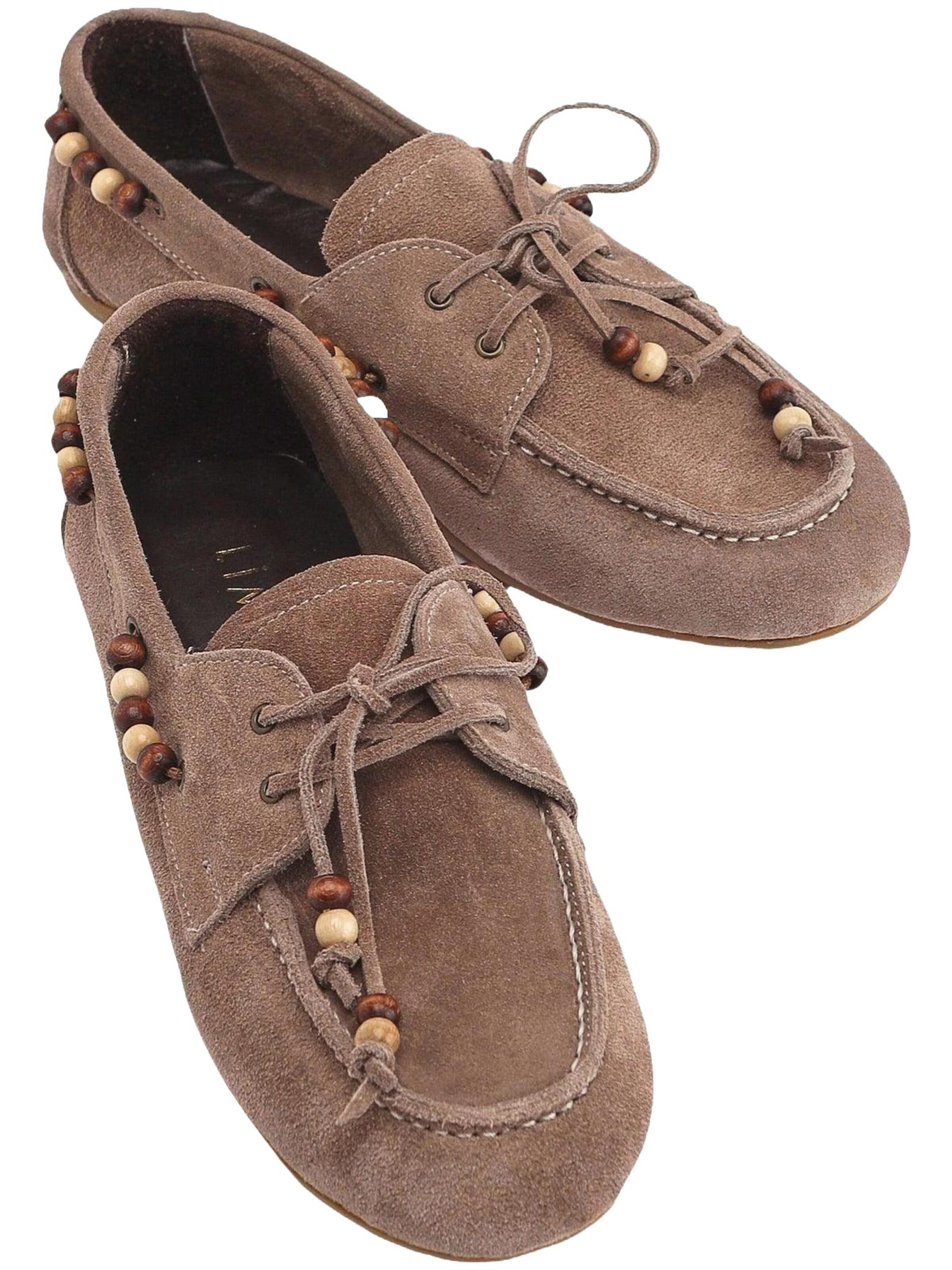 Limoya Schnürschuh 'Liah'‌ in Beige