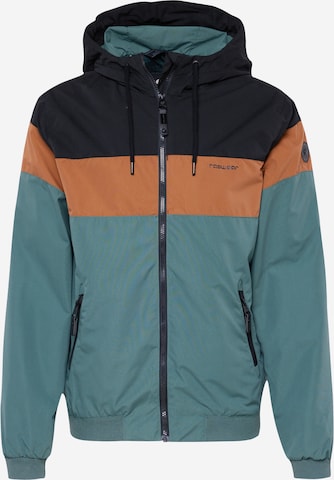 Veste mi-saison 'JAYCE' Ragwear en vert : devant