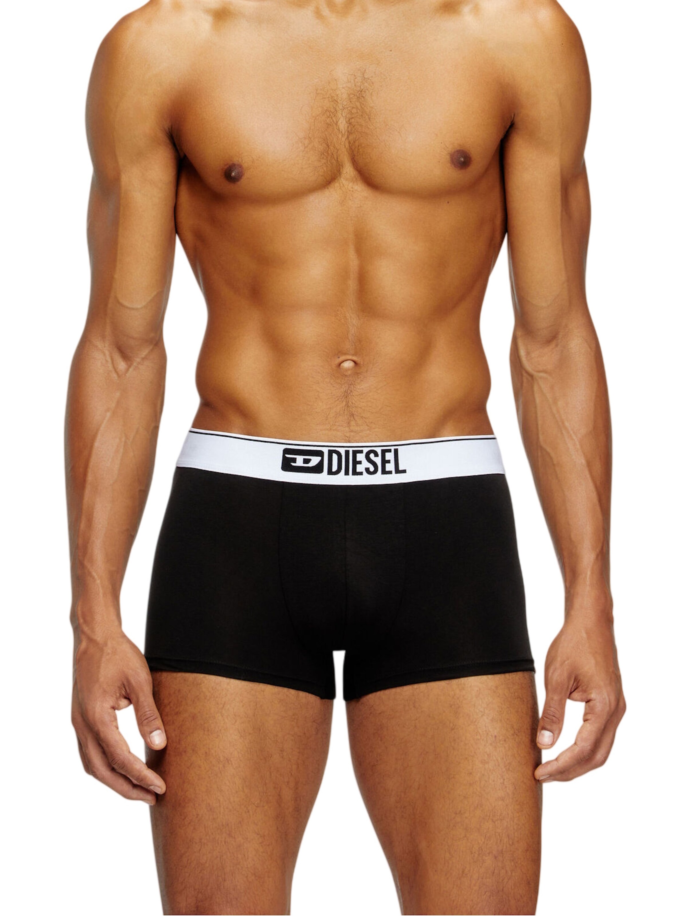 Boxer 'UMBX-DAMIENTHREEPACK' di DIESEL in nero: frontale
