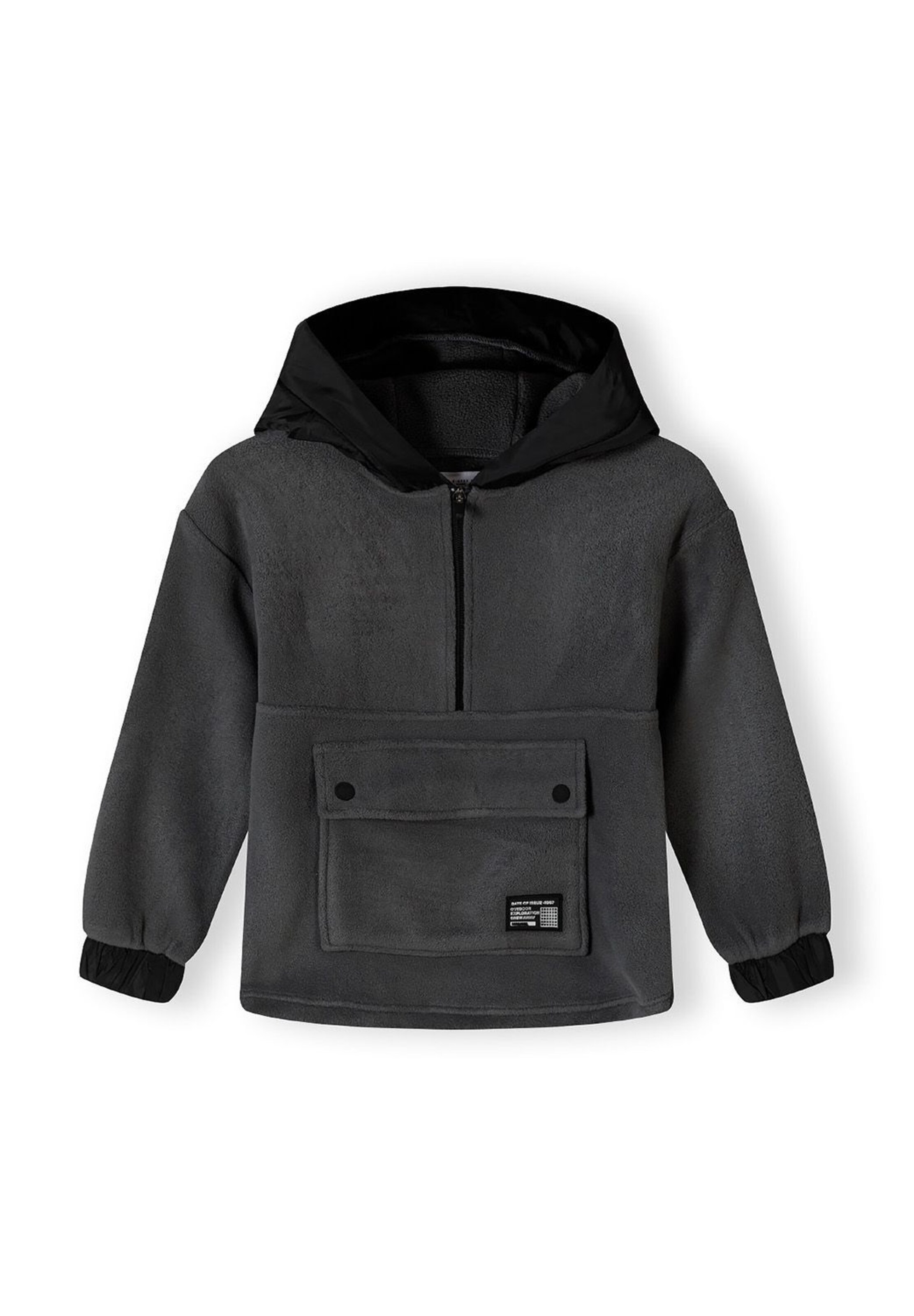 MINOTI Μπλούζα φούτερ σε γκρι: μπροστά