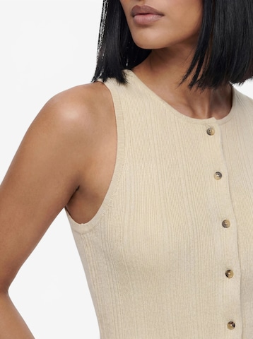 SELECTED FEMME Stickad väst 'SLFTRIXIE' i beige