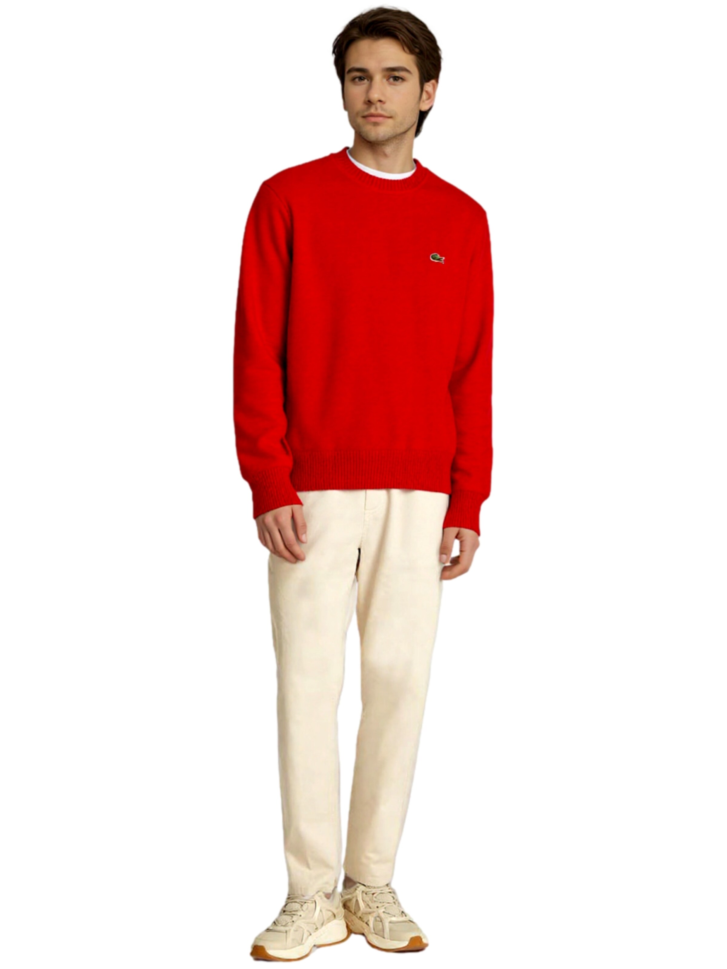 Pullover di LACOSTE in rosso