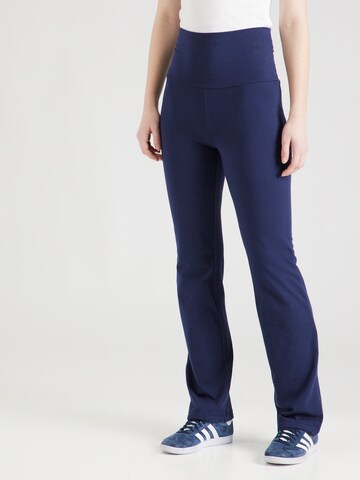 ONLY PLAY Flared Workout Pants 'PLAY FOLD' in Blue: front