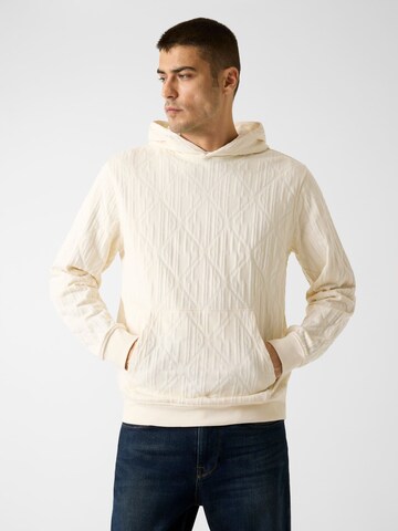 GUESS Sweatshirt in Beige: front