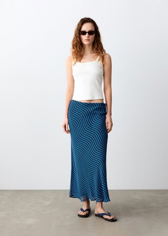 MANGO TEEN Skirt in Blue