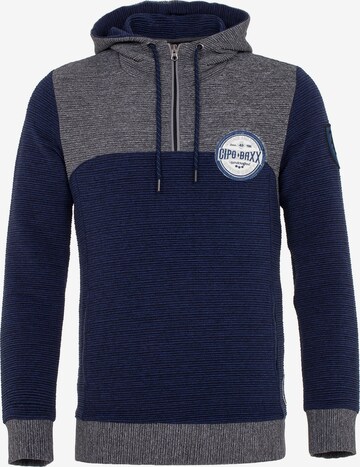 CIPO & BAXX Sweatshirt in Blue: front