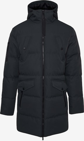 Threadbare Mantel 'Tingley' in Schwarz: Vorderseite