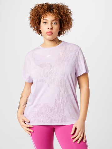 Reebok Functioneel shirt in Lila: voorkant