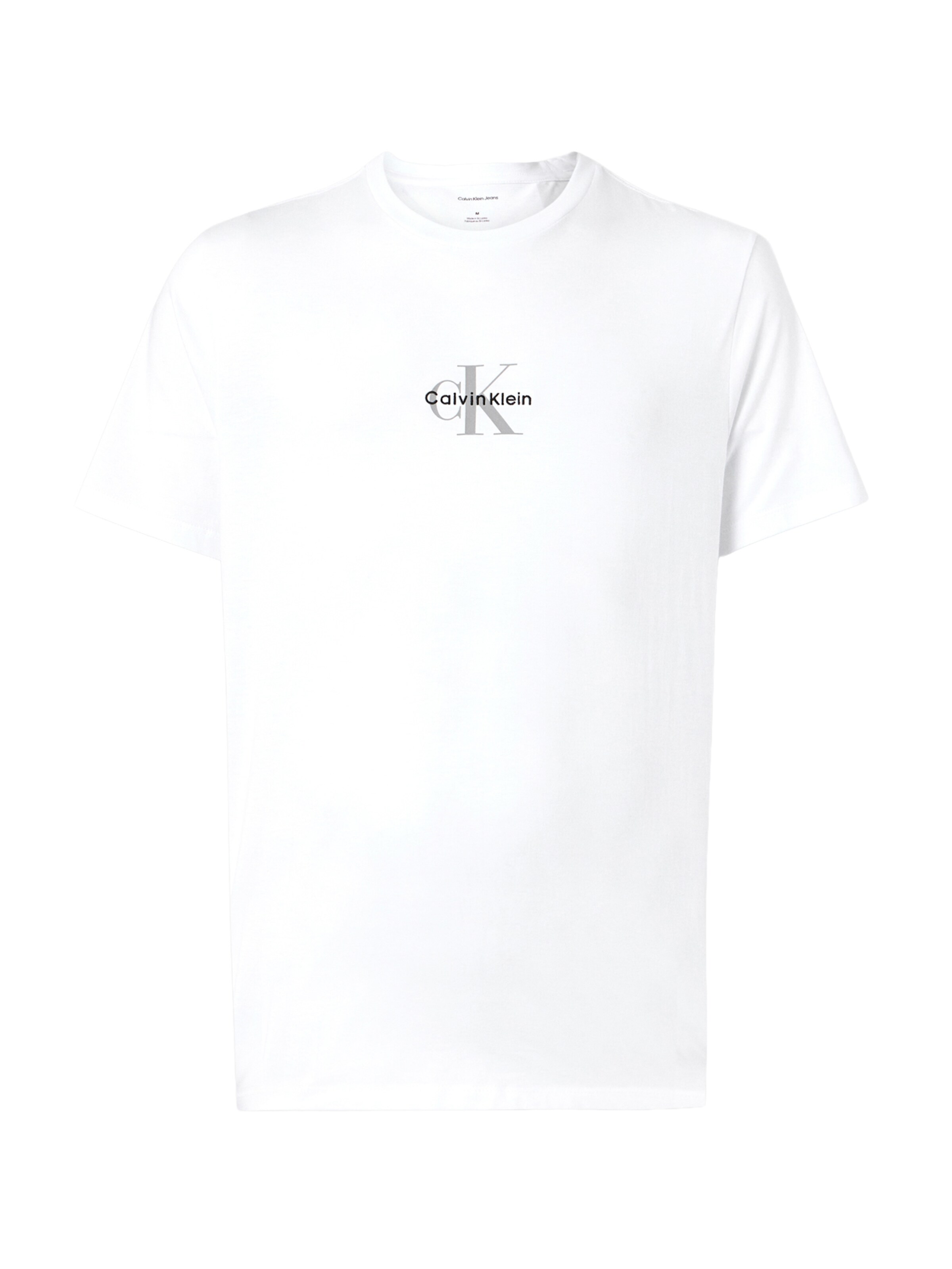 Calvin Klein Jeans Tričko - Biela: predná strana