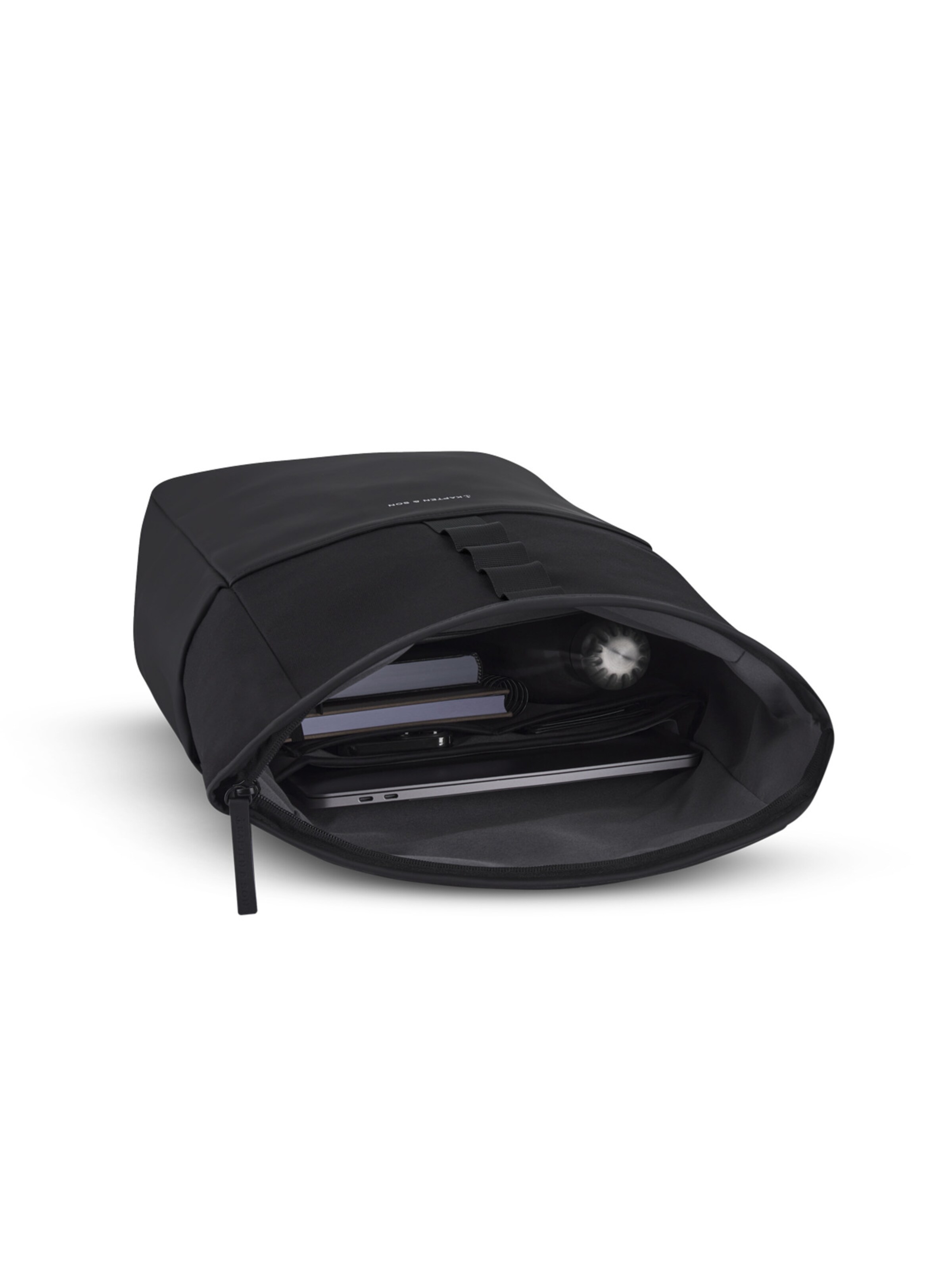 Kapten & Son Rucksack 'Lund Basic'‌‌‌‌‌‌‌ in Schwarz