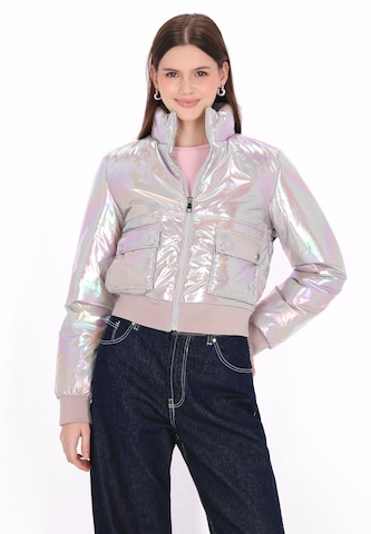 MYMO - Casaco meia-estação em rosa: frente