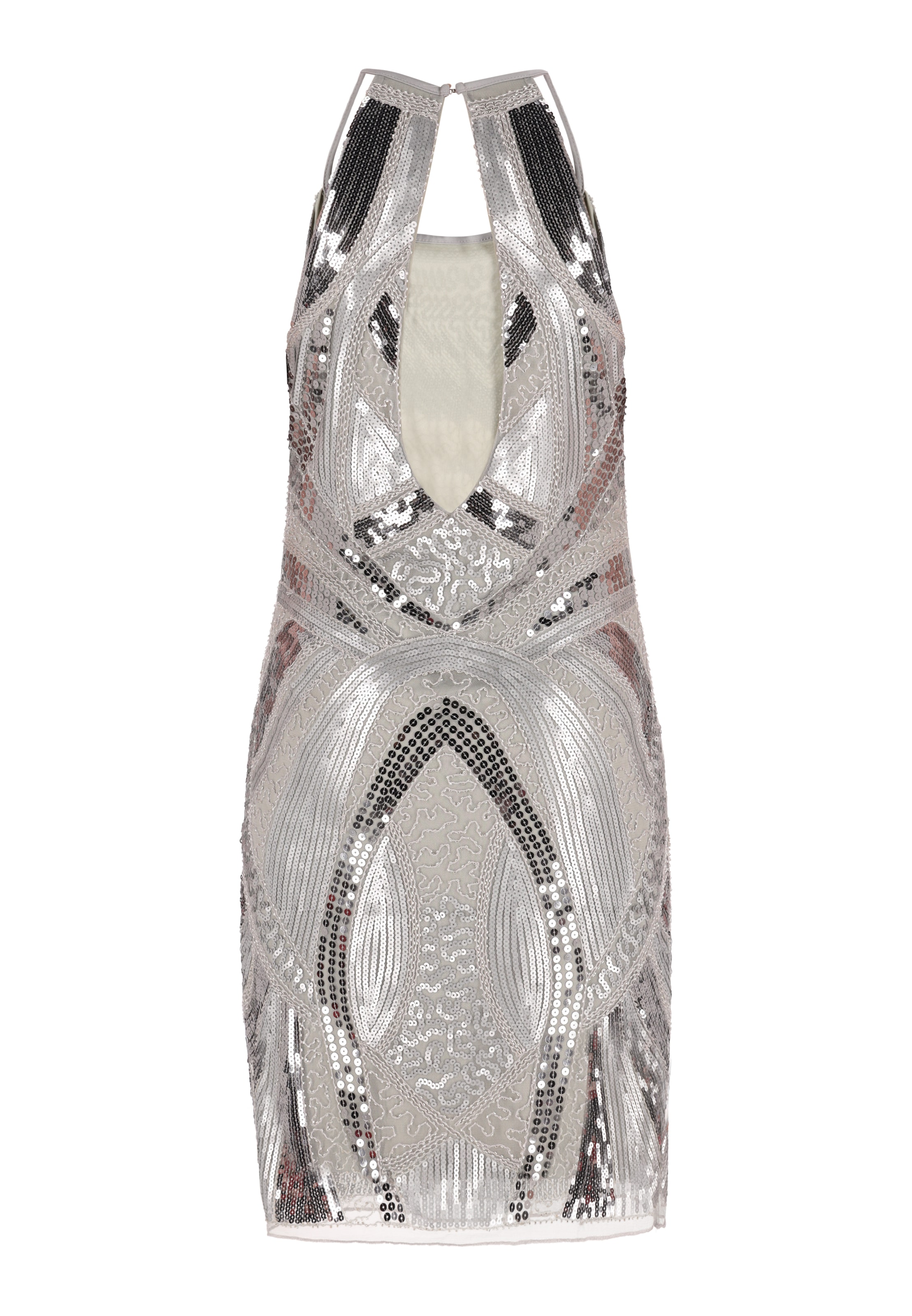 NAEMI Коктейльное платье в Серый