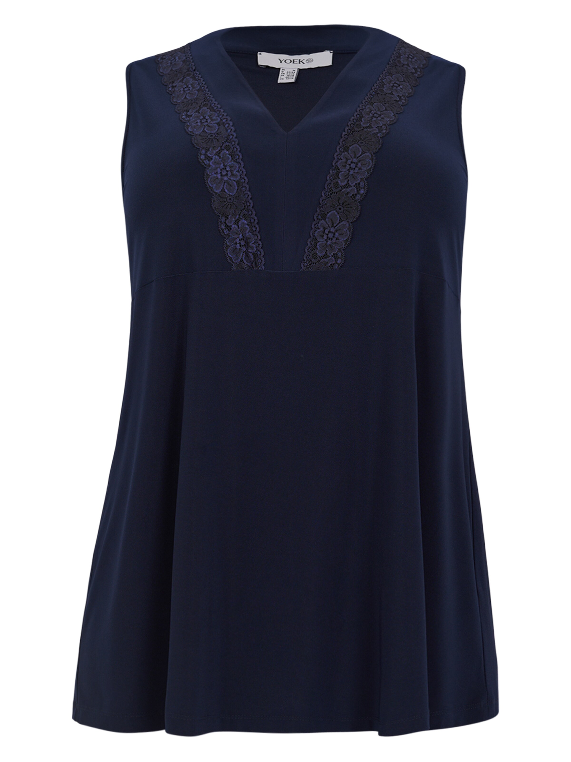 YOEK Tuniek in Blauw: voorkant