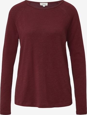 T-shirt s.Oliver en rouge : devant